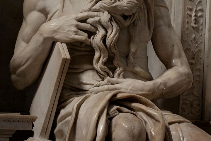 Moses by Michelangelo Justin Godesky